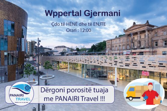 Pako nga Wppertal per Tirane dhe nga Tirana per Gjermani me PANAIRI TRAVEL GJERMANI